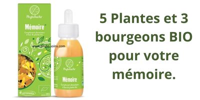 5 plantes et 3 bourgeons BIO pour votre mémoire